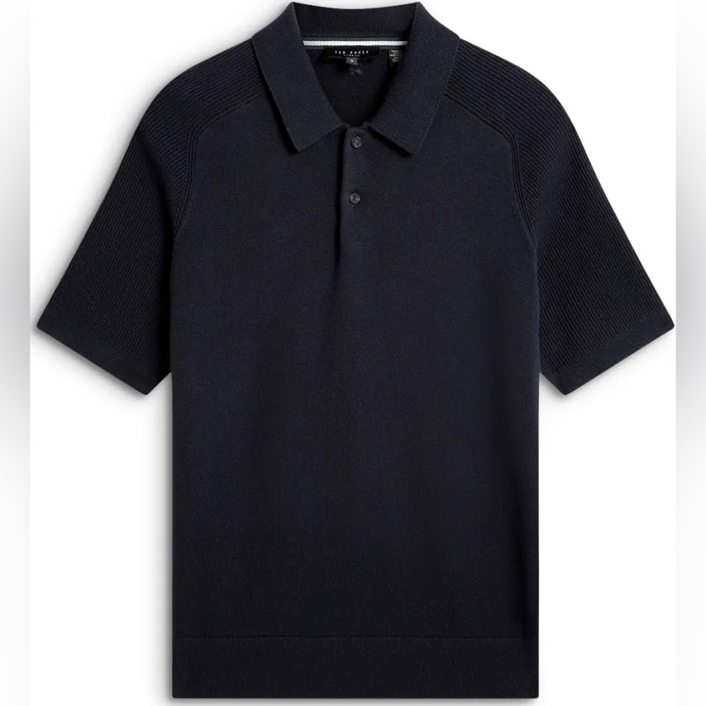 Ted Baker London Men's Ribbed Polo Shirt